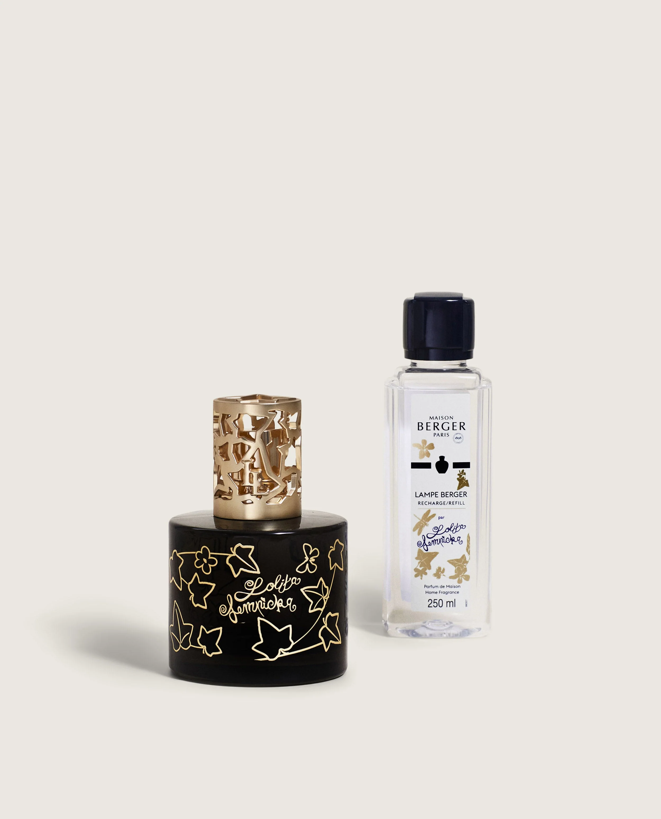 Black Lolita Lempicka Lamp Berger Pure Gift Pack
