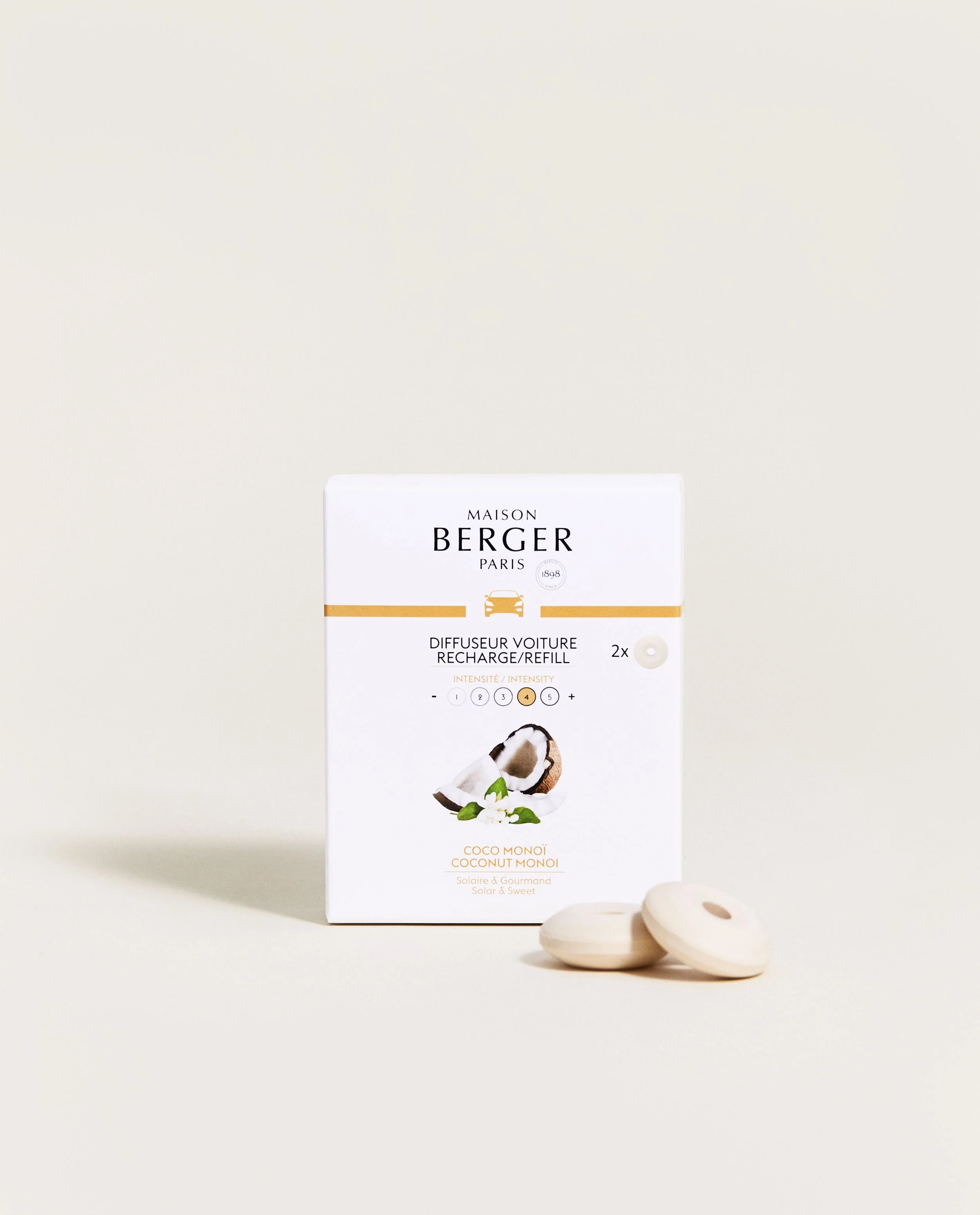 Coconut Monoï Car Diffuser Refills