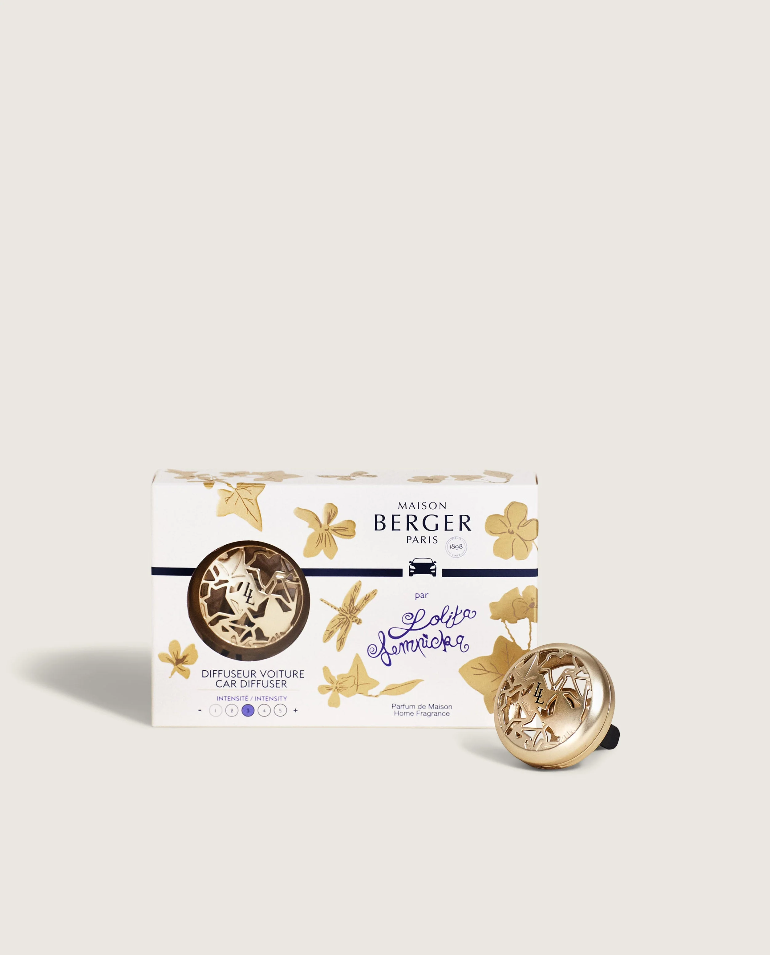 Lolita Lempicka Satin Gold Car Diffuser